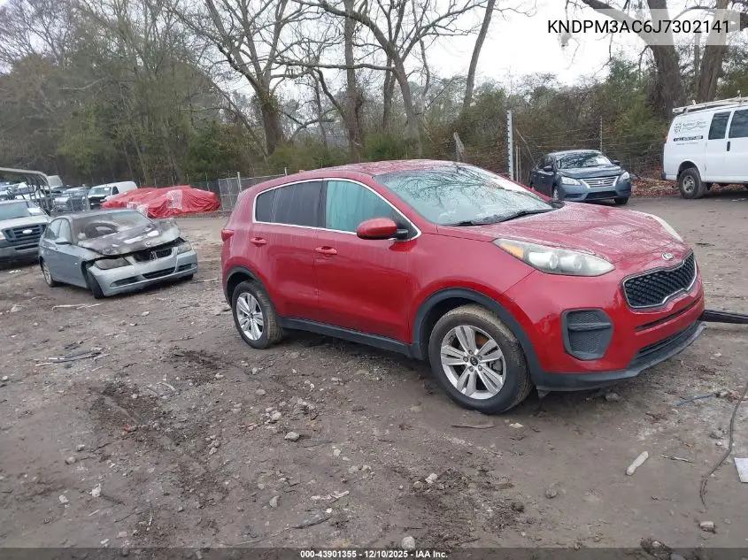 KNDPM3AC6J7302141 2018 Kia Sportage Lx