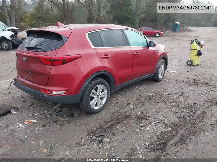 KNDPM3AC6J7302141 2018 Kia Sportage Lx