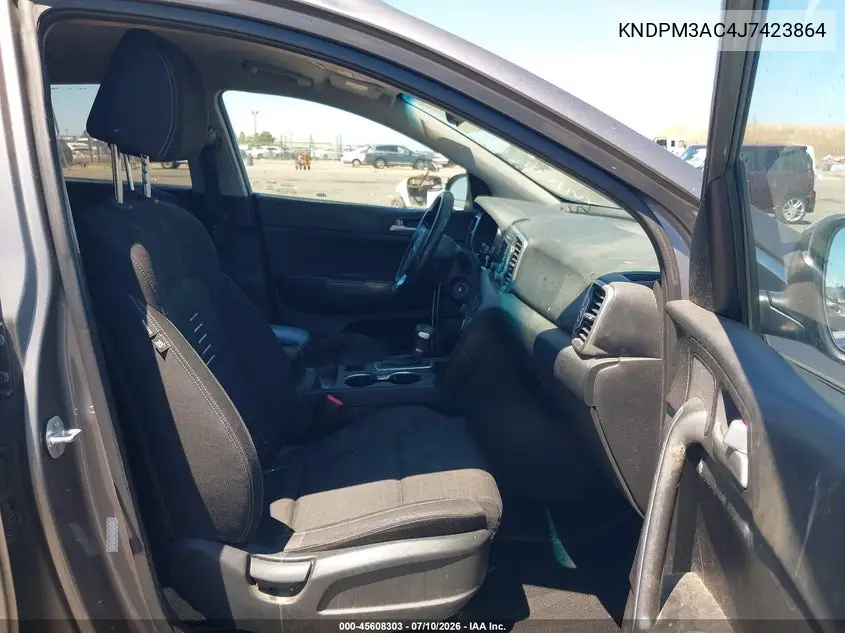 2018 Kia Sportage Lx VIN: KNDPM3AC4J7423864 Lot: 45608303