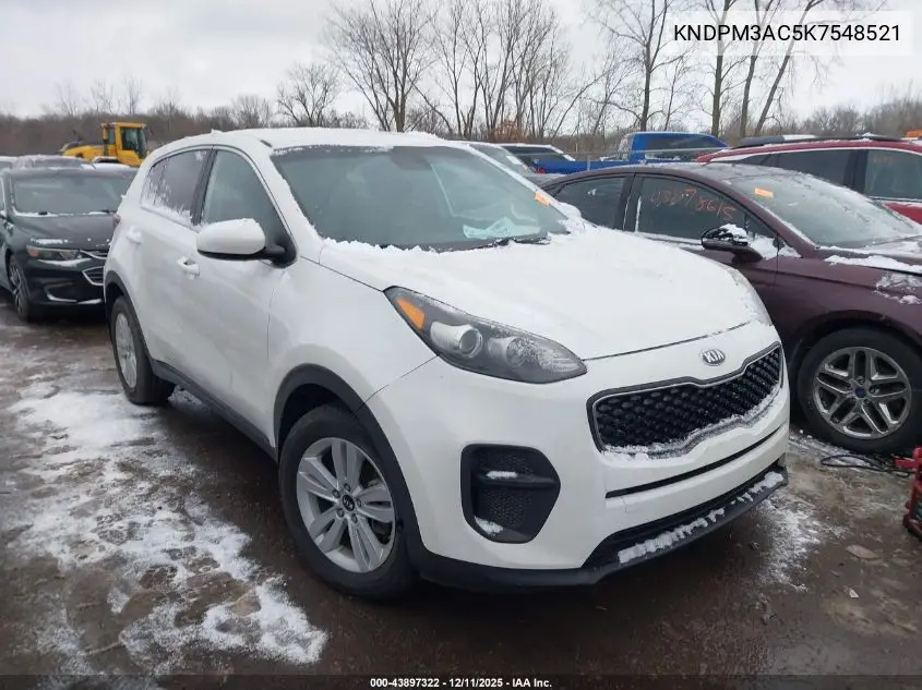 KNDPM3AC5K7548521 2019 Kia Sportage Lx