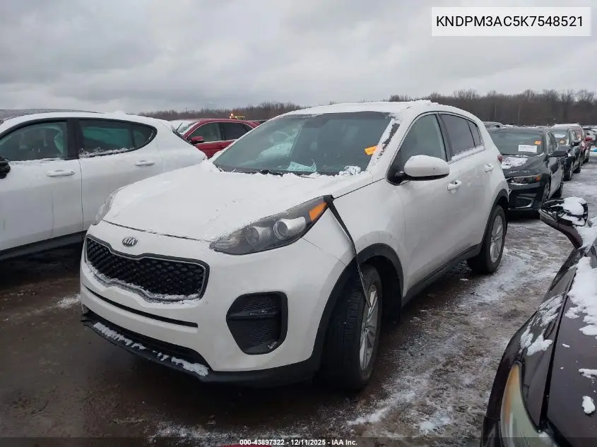 KNDPM3AC5K7548521 2019 Kia Sportage Lx