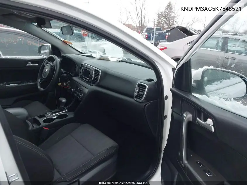 KNDPM3AC5K7548521 2019 Kia Sportage Lx