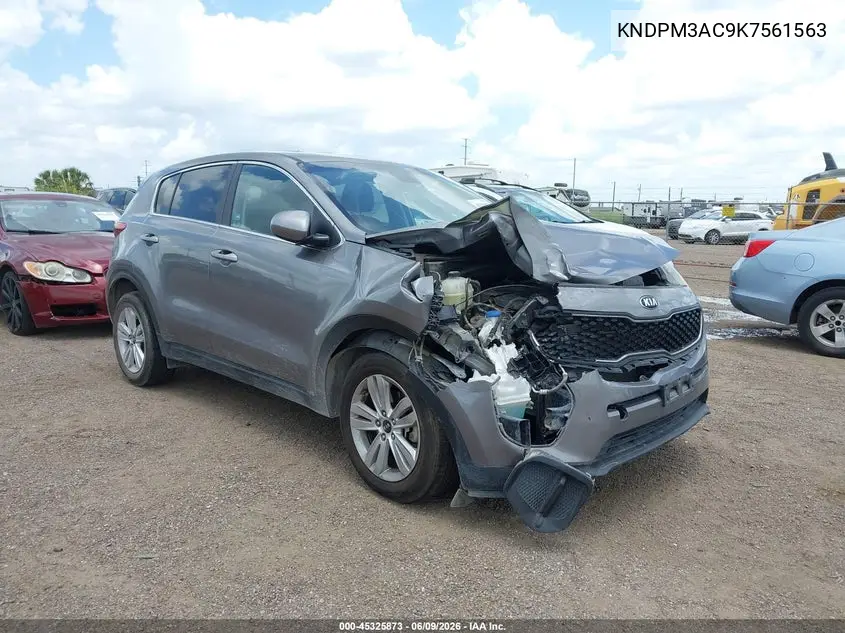 2019 Kia Sportage Lx VIN: KNDPM3AC9K7561563 Lot: 45325873