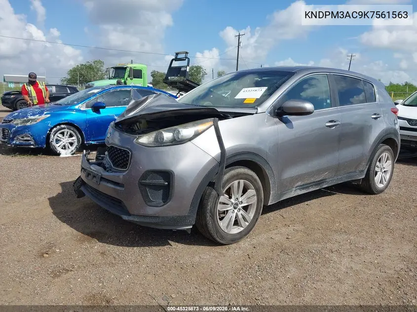 2019 Kia Sportage Lx VIN: KNDPM3AC9K7561563 Lot: 45325873