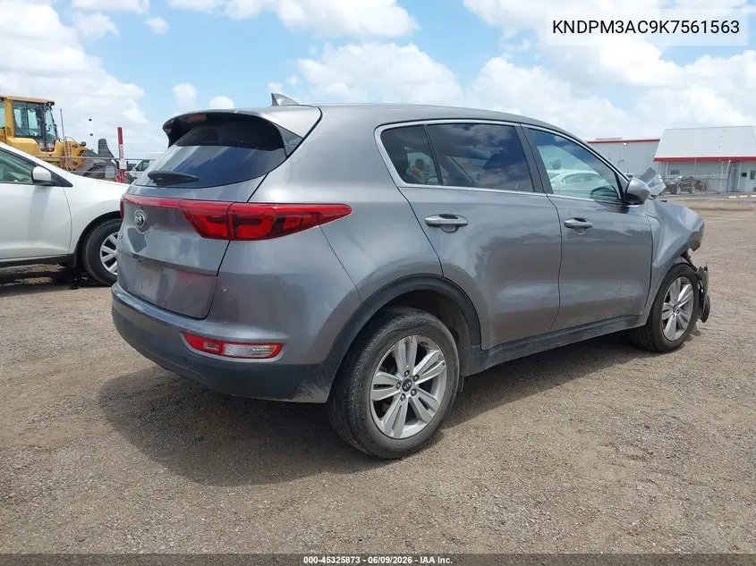 2019 Kia Sportage Lx VIN: KNDPM3AC9K7561563 Lot: 45325873