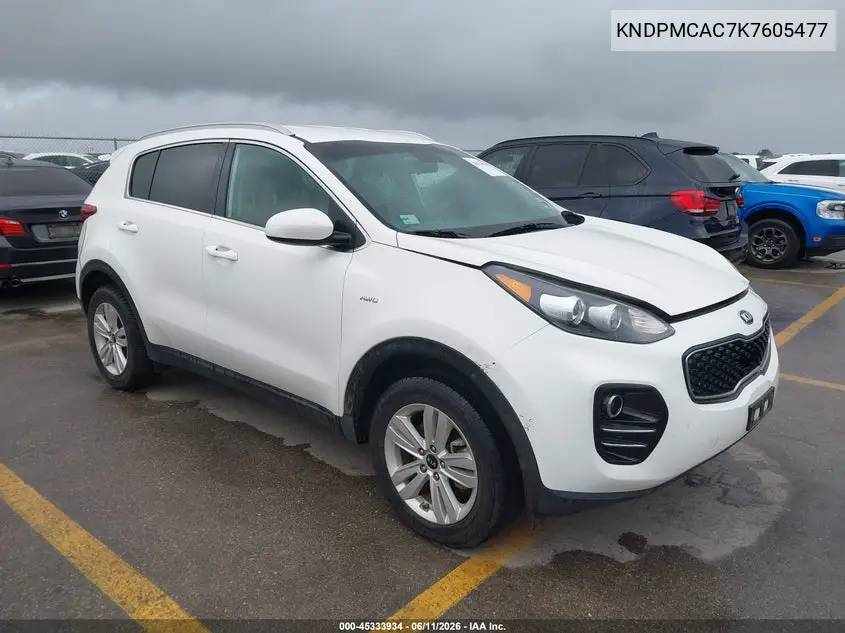 2019 Kia Sportage Lx VIN: KNDPMCAC7K7605477 Lot: 45333934