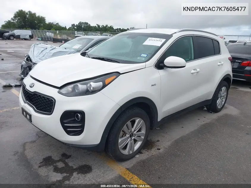 2019 Kia Sportage Lx VIN: KNDPMCAC7K7605477 Lot: 45333934