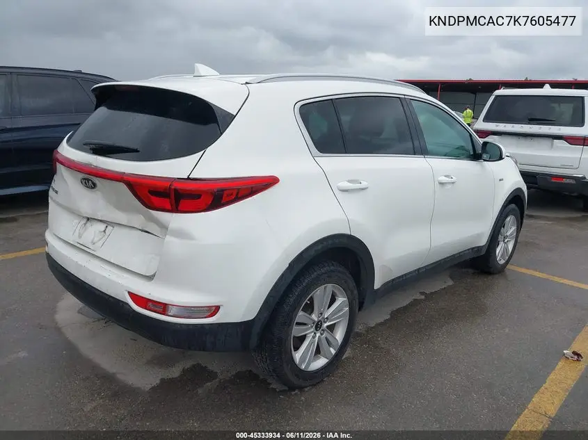 2019 Kia Sportage Lx VIN: KNDPMCAC7K7605477 Lot: 45333934