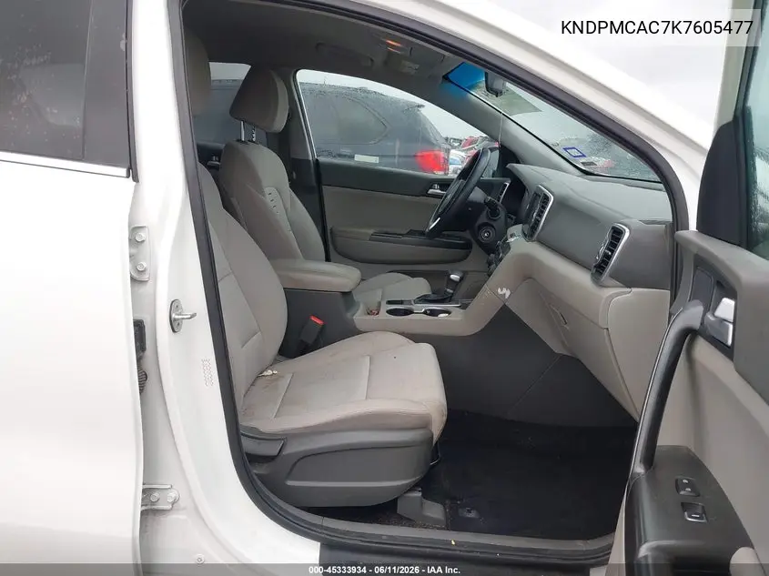 2019 Kia Sportage Lx VIN: KNDPMCAC7K7605477 Lot: 45333934