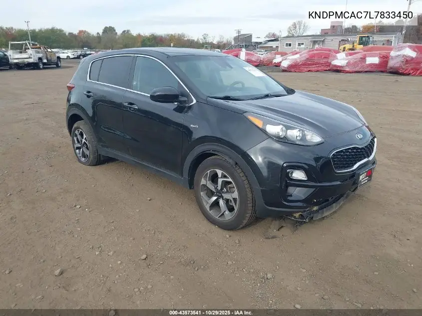 KNDPMCAC7L7833450 2020 Kia Sportage Lx