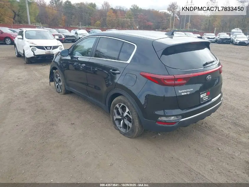KNDPMCAC7L7833450 2020 Kia Sportage Lx