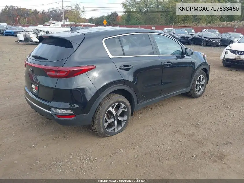 KNDPMCAC7L7833450 2020 Kia Sportage Lx