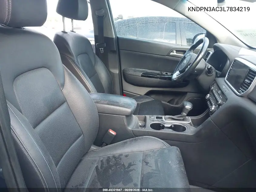 2020 Kia Sportage Ex VIN: KNDPN3AC3L7834219 Lot: 45321947