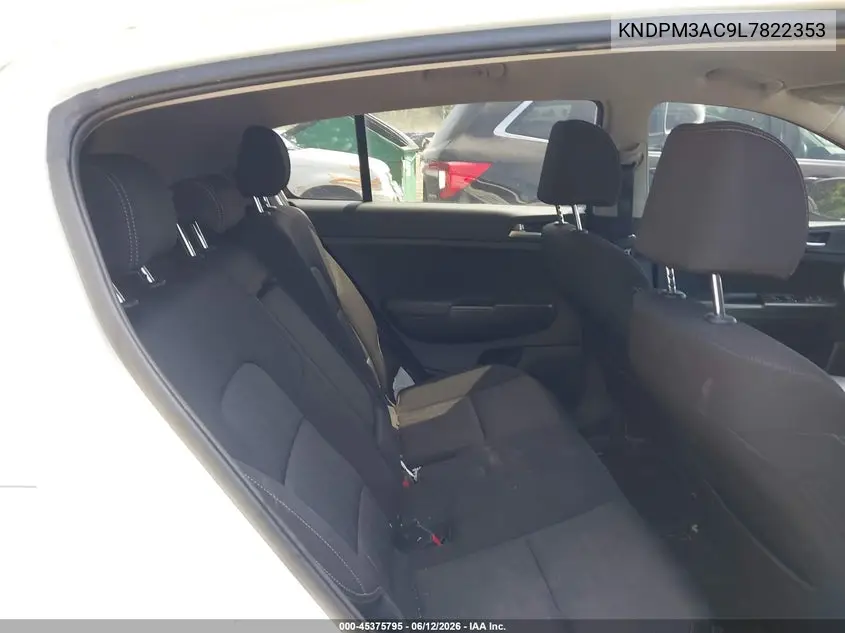 2020 Kia Sportage Lx VIN: KNDPM3AC9L7822353 Lot: 45375795