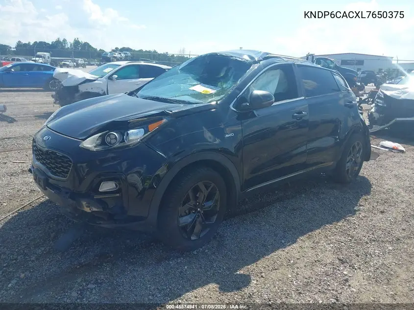 2020 Kia Sportage S VIN: KNDP6CACXL7650375 Lot: 45574941