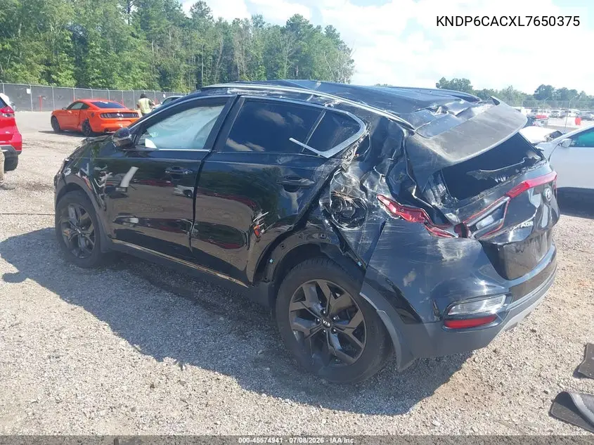 2020 Kia Sportage S VIN: KNDP6CACXL7650375 Lot: 45574941