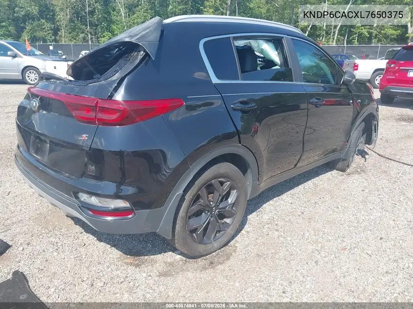 2020 Kia Sportage S VIN: KNDP6CACXL7650375 Lot: 45574941