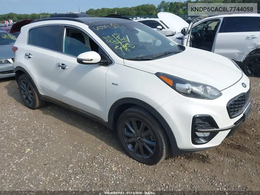 2020 Kia Sportage S VIN: KNDP6CAC8L7744058 Lot: 45593183