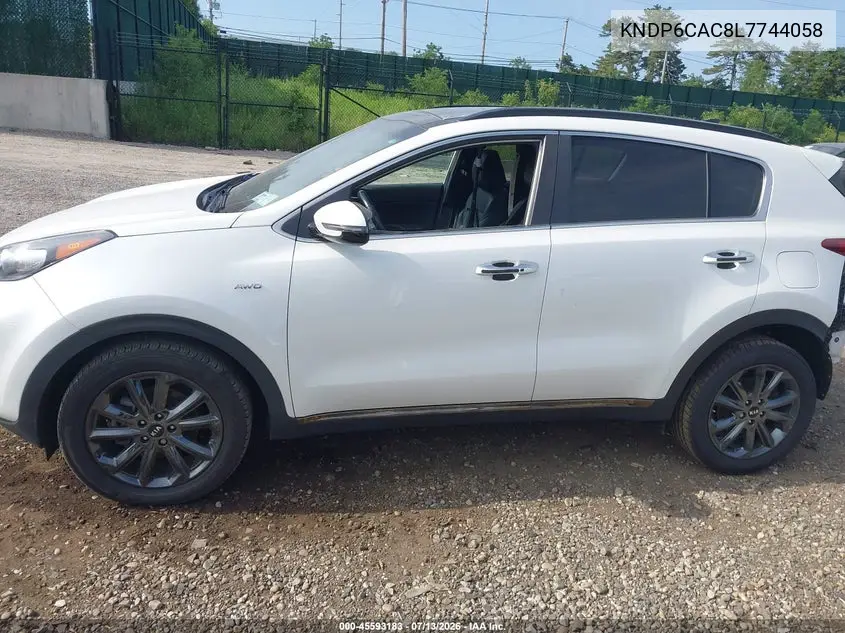 2020 Kia Sportage S VIN: KNDP6CAC8L7744058 Lot: 45593183