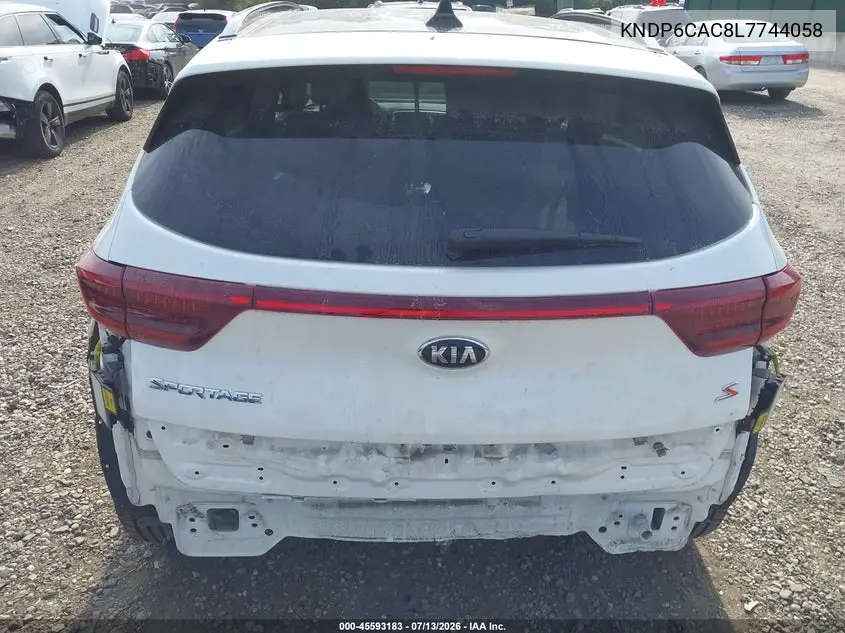 2020 Kia Sportage S VIN: KNDP6CAC8L7744058 Lot: 45593183