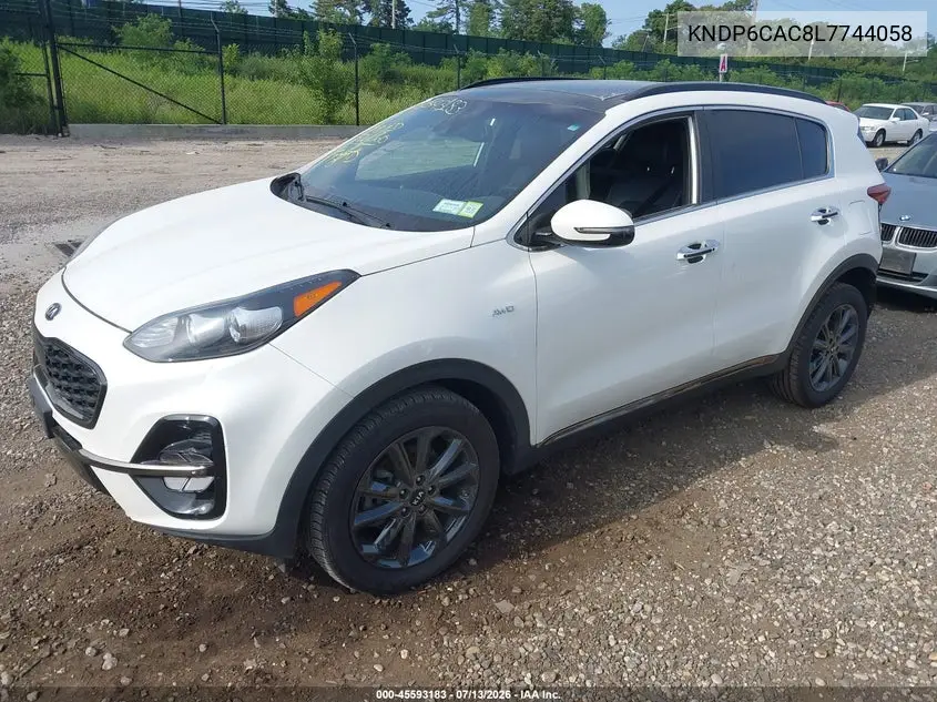 2020 Kia Sportage S VIN: KNDP6CAC8L7744058 Lot: 45593183