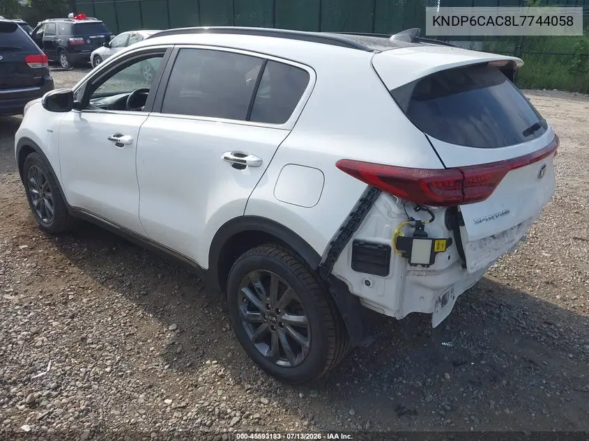 2020 Kia Sportage S VIN: KNDP6CAC8L7744058 Lot: 45593183
