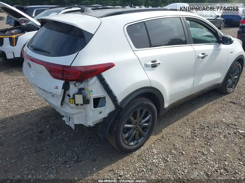 2020 Kia Sportage S VIN: KNDP6CAC8L7744058 Lot: 45593183