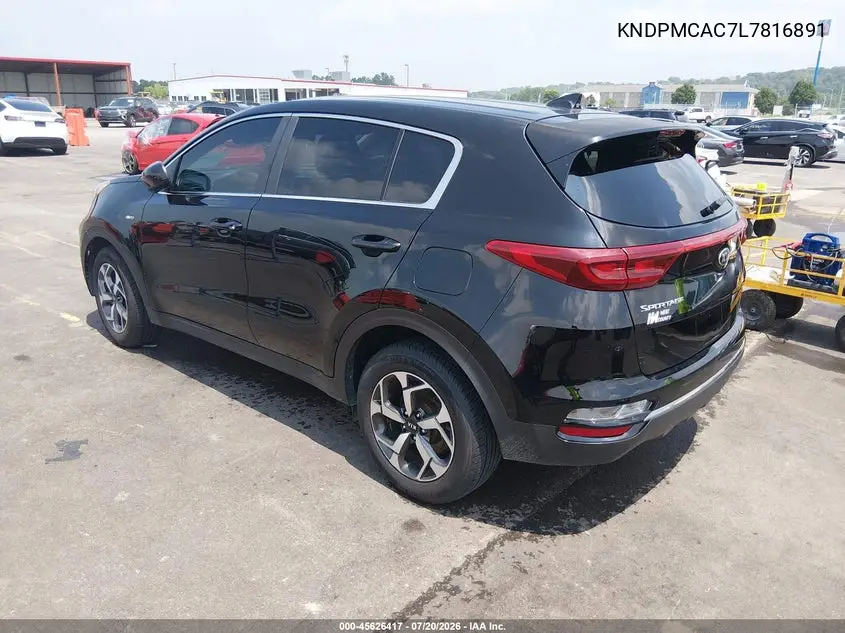 2020 Kia Sportage Lx VIN: KNDPMCAC7L7816891 Lot: 45626417