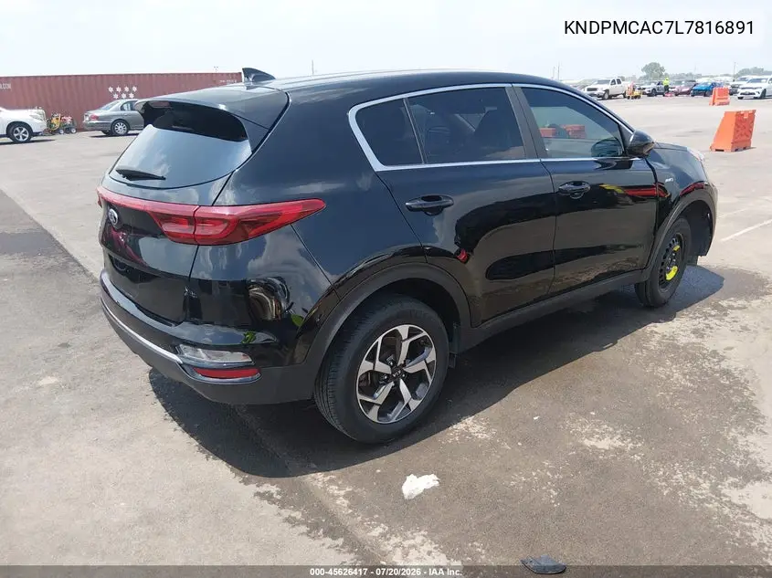 2020 Kia Sportage Lx VIN: KNDPMCAC7L7816891 Lot: 45626417