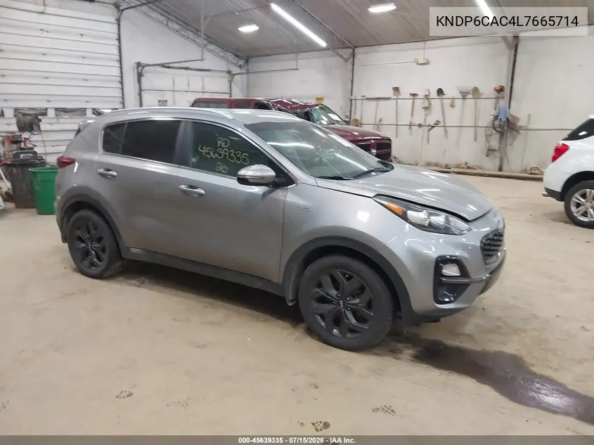 2020 Kia Sportage S VIN: KNDP6CAC4L7665714 Lot: 45639335