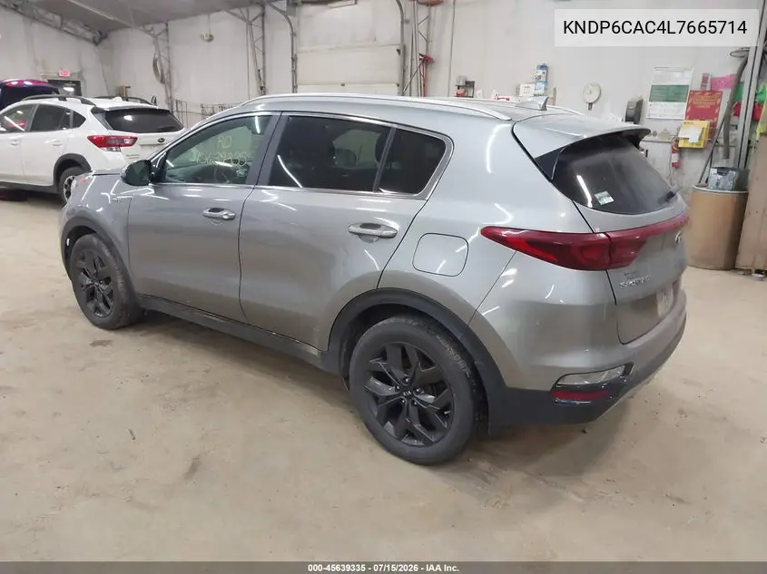 2020 Kia Sportage S VIN: KNDP6CAC4L7665714 Lot: 45639335