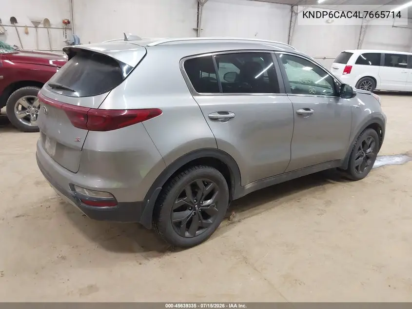 2020 Kia Sportage S VIN: KNDP6CAC4L7665714 Lot: 45639335