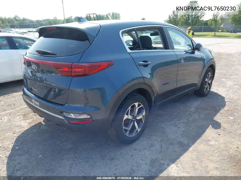 2020 Kia Sportage Lx VIN: KNDPMCAC9L7650230 Lot: 45648676