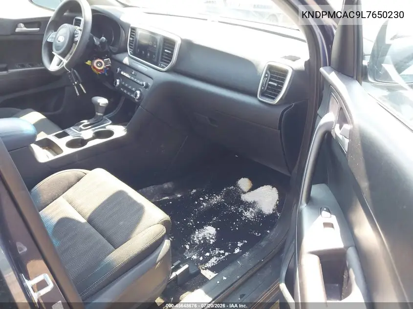 2020 Kia Sportage Lx VIN: KNDPMCAC9L7650230 Lot: 45648676