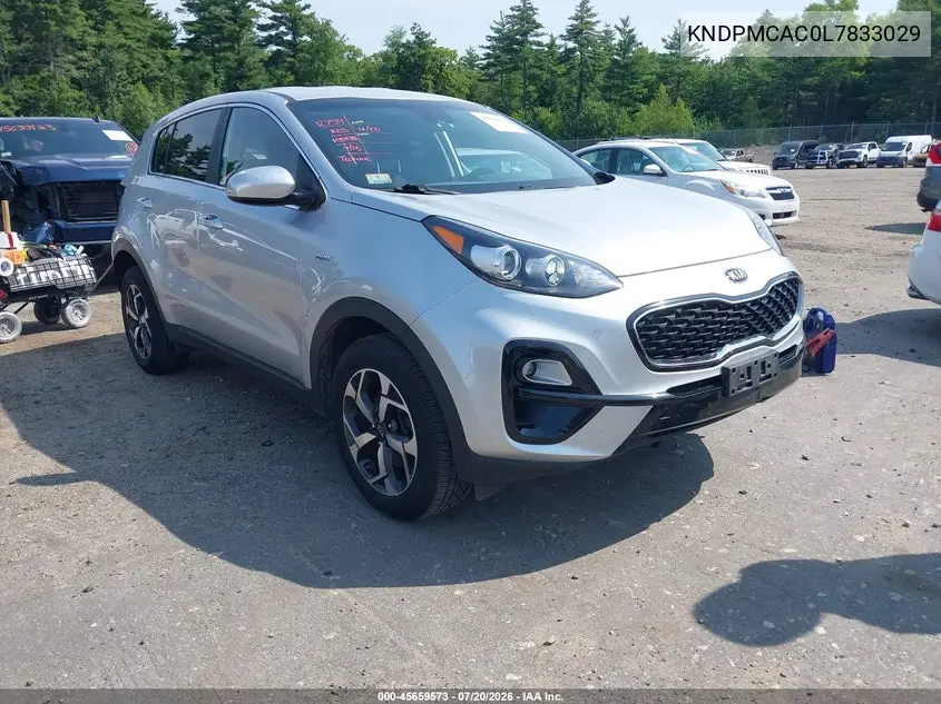 2020 Kia Sportage Lx VIN: KNDPMCAC0L7833029 Lot: 45659573