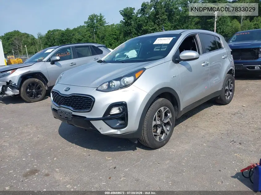 2020 Kia Sportage Lx VIN: KNDPMCAC0L7833029 Lot: 45659573