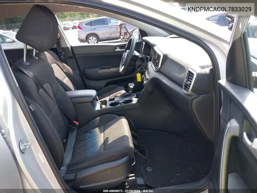 2020 Kia Sportage Lx VIN: KNDPMCAC0L7833029 Lot: 45659573