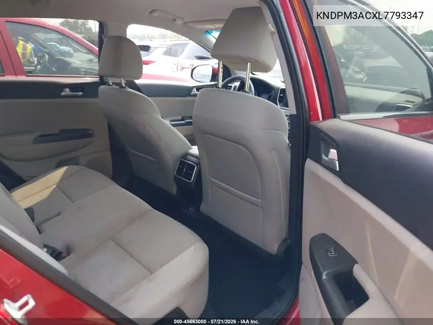 2020 Kia Sportage Lx VIN: KNDPM3ACXL7793347 Lot: 45663000