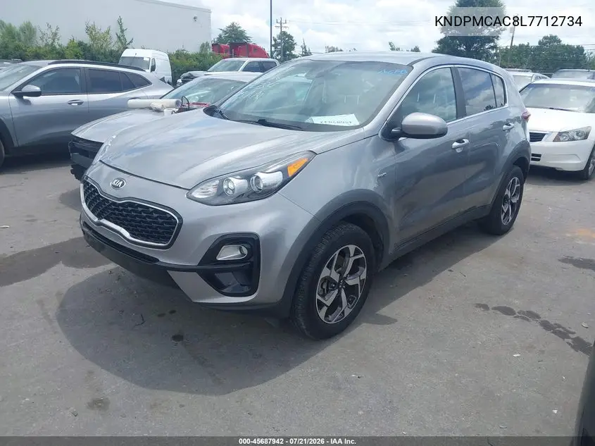 2020 Kia Sportage Lx VIN: KNDPMCAC8L7712734 Lot: 45687942