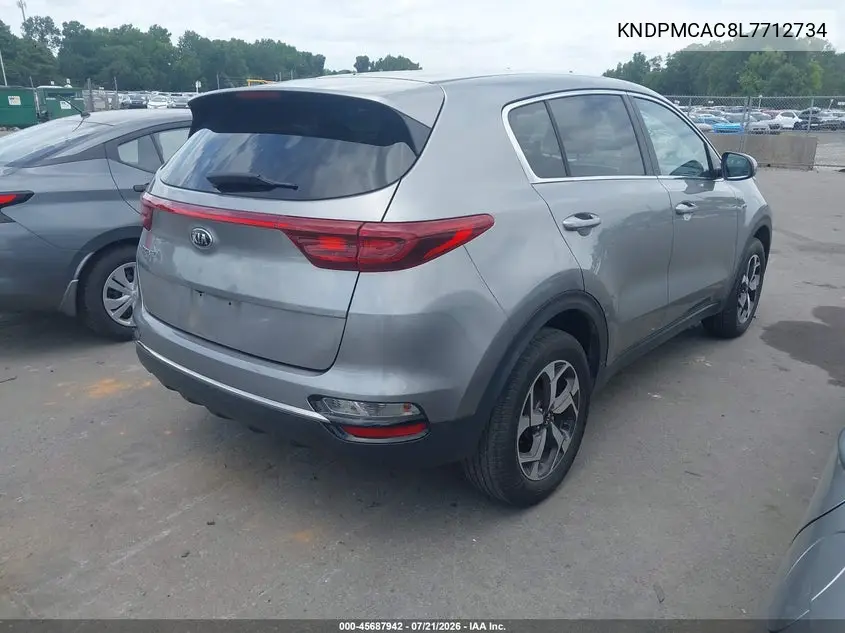 2020 Kia Sportage Lx VIN: KNDPMCAC8L7712734 Lot: 45687942