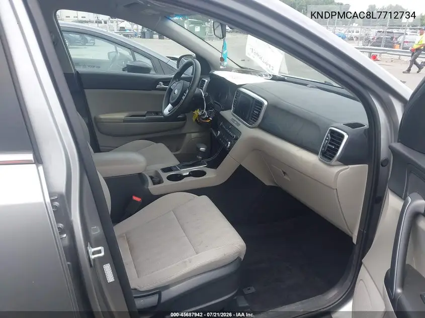2020 Kia Sportage Lx VIN: KNDPMCAC8L7712734 Lot: 45687942