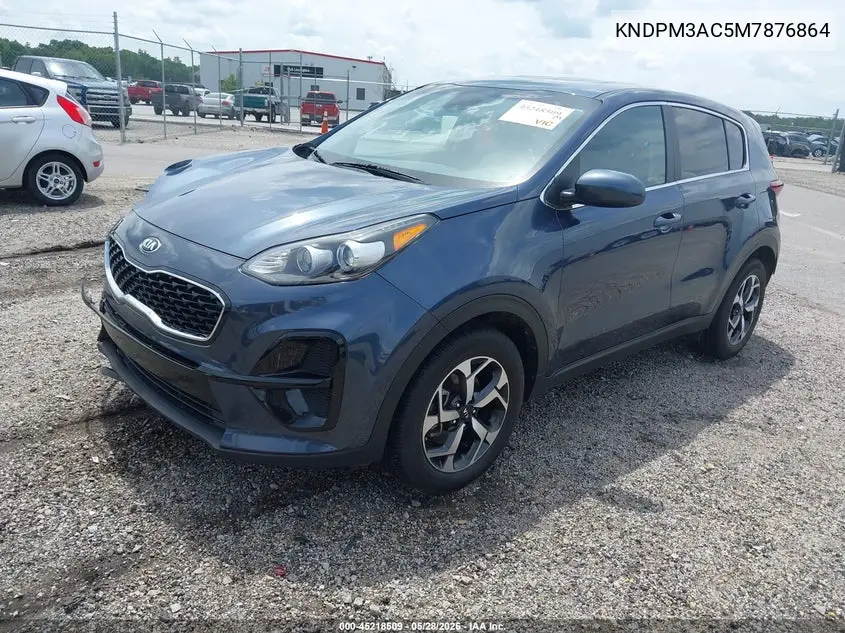 2021 Kia Sportage Lx VIN: KNDPM3AC5M7876864 Lot: 45218509