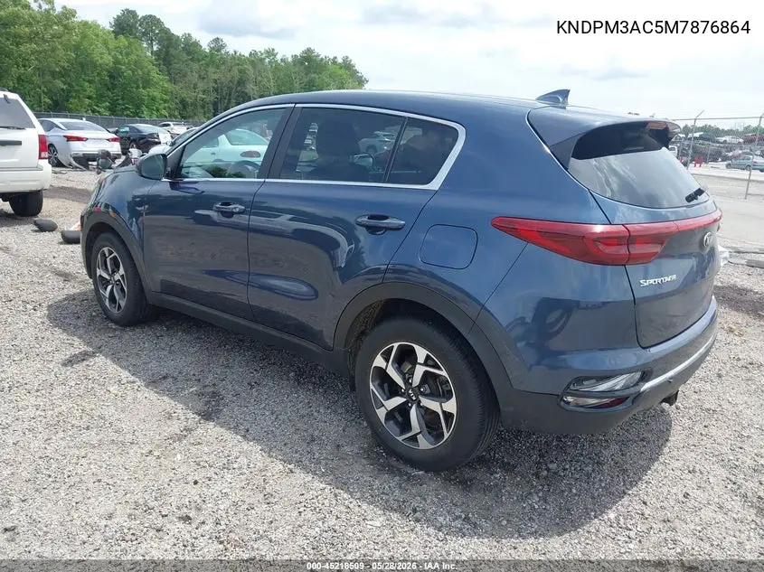 2021 Kia Sportage Lx VIN: KNDPM3AC5M7876864 Lot: 45218509