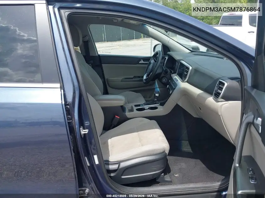 2021 Kia Sportage Lx VIN: KNDPM3AC5M7876864 Lot: 45218509