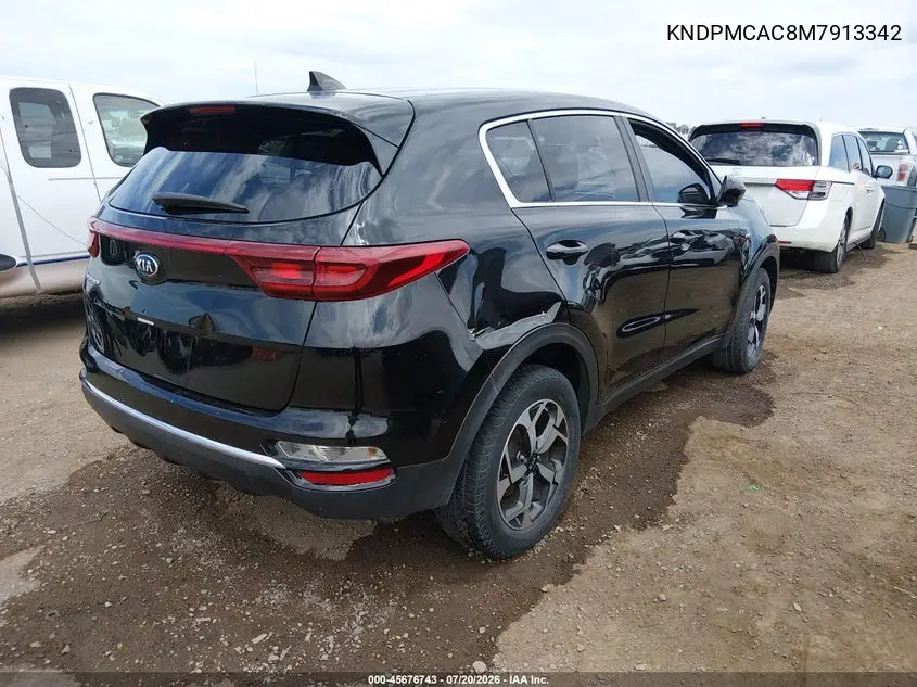 2021 Kia Sportage Lx VIN: KNDPMCAC8M7913342 Lot: 45676743
