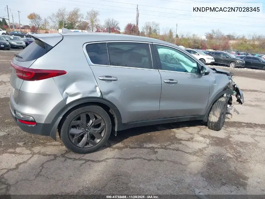 KNDPMCAC2N7028345 2022 Kia Sportage Lx
