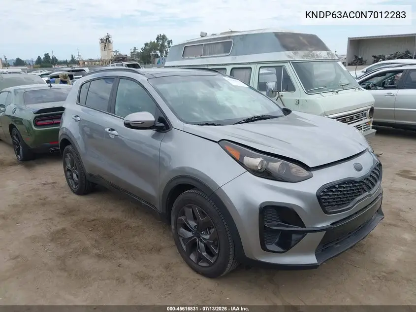 2022 Kia Sportage Nightfall Edition VIN: KNDP63AC0N7012283 Lot: 45616831