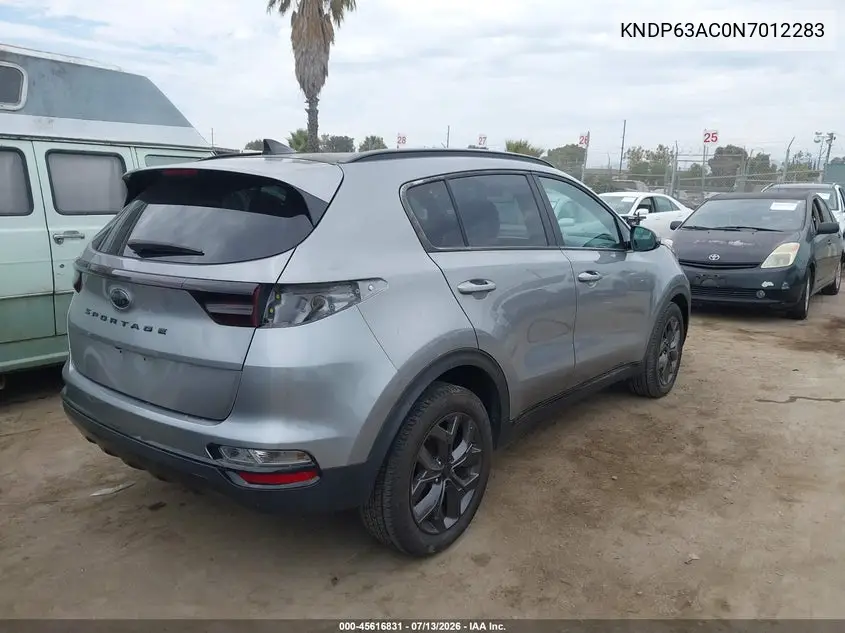 2022 Kia Sportage Nightfall Edition VIN: KNDP63AC0N7012283 Lot: 45616831