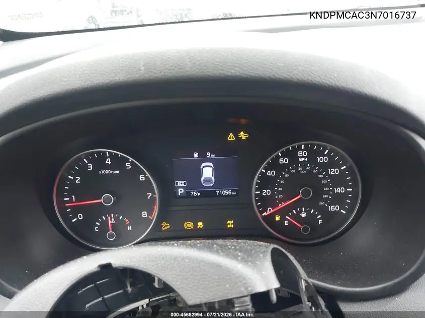 2022 Kia Sportage Lx VIN: KNDPMCAC3N7016737 Lot: 45682994