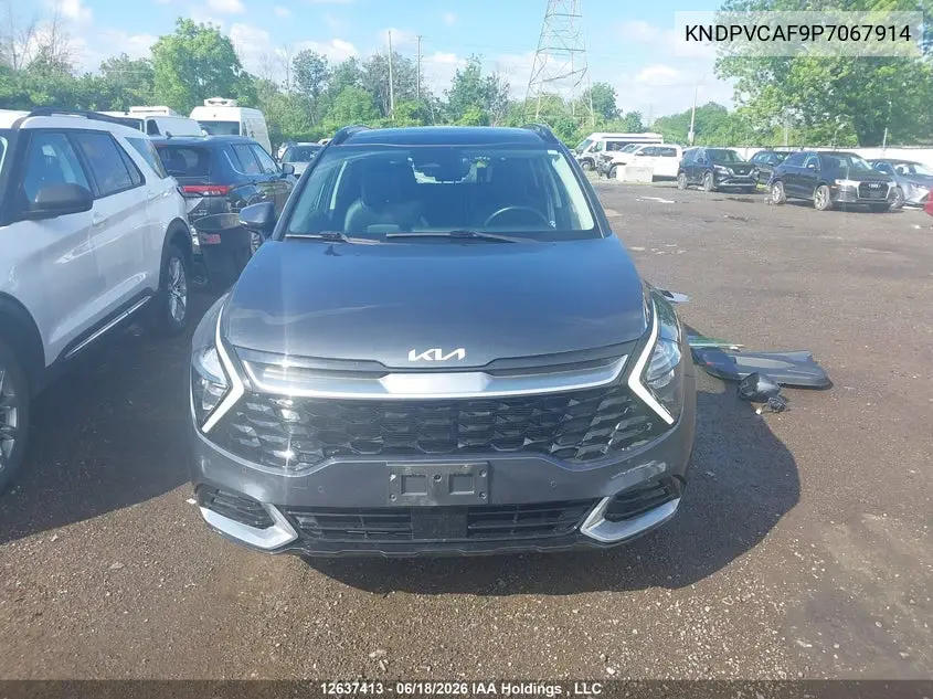 2023 Kia Sportage Ex VIN: KNDPVCAF9P7067914 Lot: 12637413